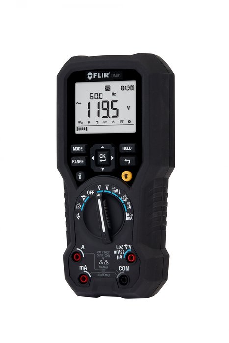 FLIR introduceert de FLIR DM91 industriële True RMS multimeter